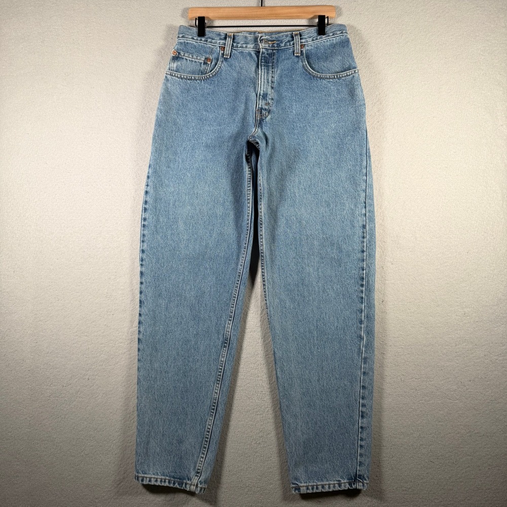 Levis 560 Loose Fit Tapered Leg Jeans Mens 32x32 Light Wash Blue 00560-4891